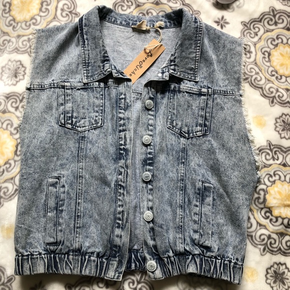 Denim jacket vest - Picture 1 of 2